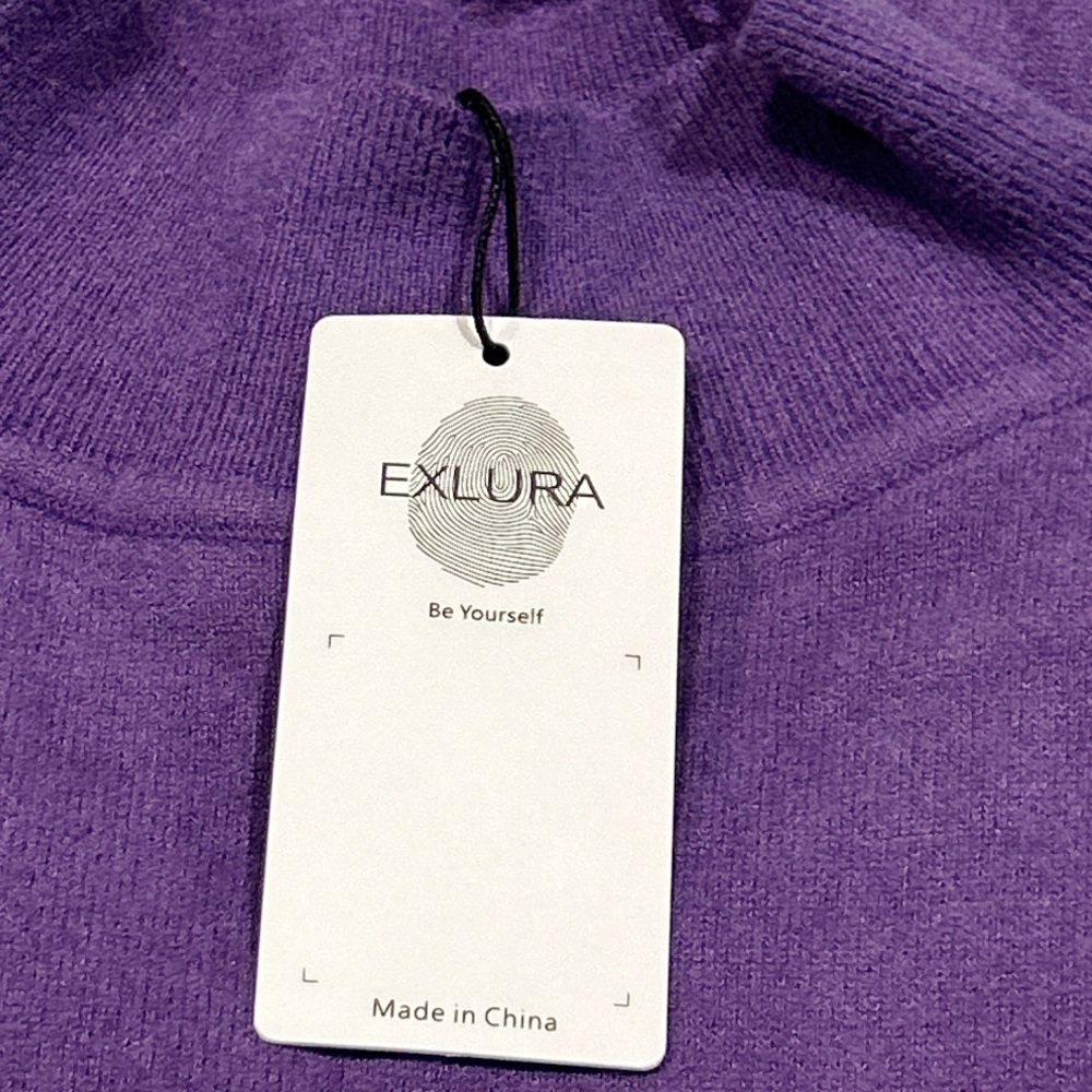 💜NWT! EXLURA! GORGEOUS SWEATER DRESS! SO TRENDY & COMFY! BODYCON! MOCK NECK! - Picture 6 of 16
